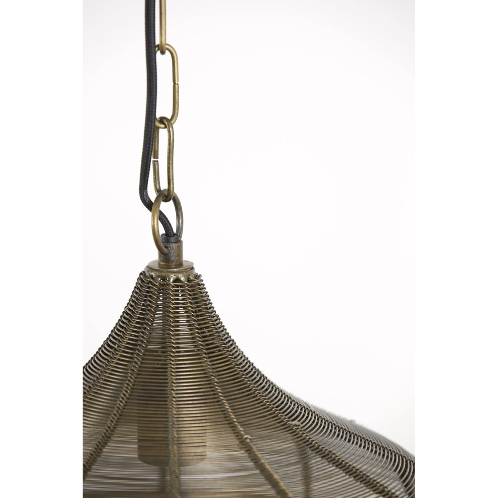 Hanglamp Alvaro brons Ø 36cm Light & Living 8717807634100