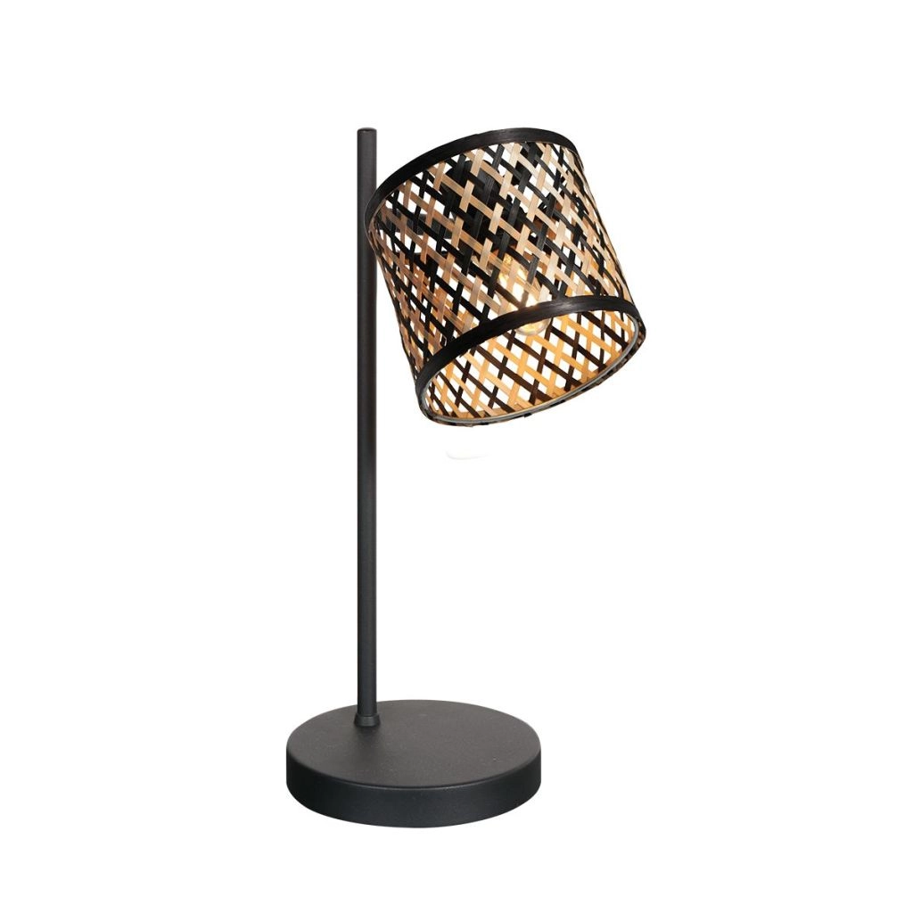 Tafellamp Sumba met bamboe kapje Ø12cm