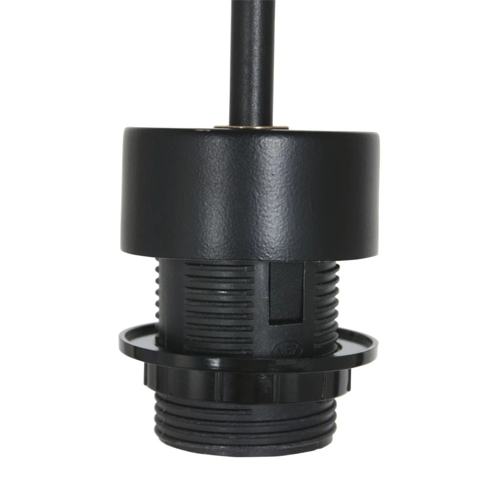 Hanglamp Vela Lino met zwarte kap Ø60cm Steinhauer 8712746182804
