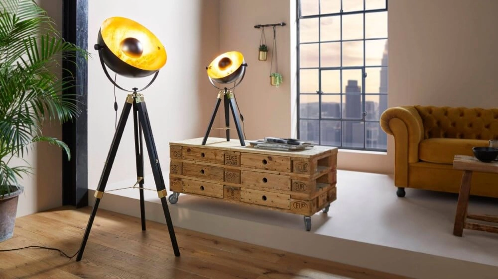 Vloerlamp Covaleda Golden sun Eglo 9002759496180
