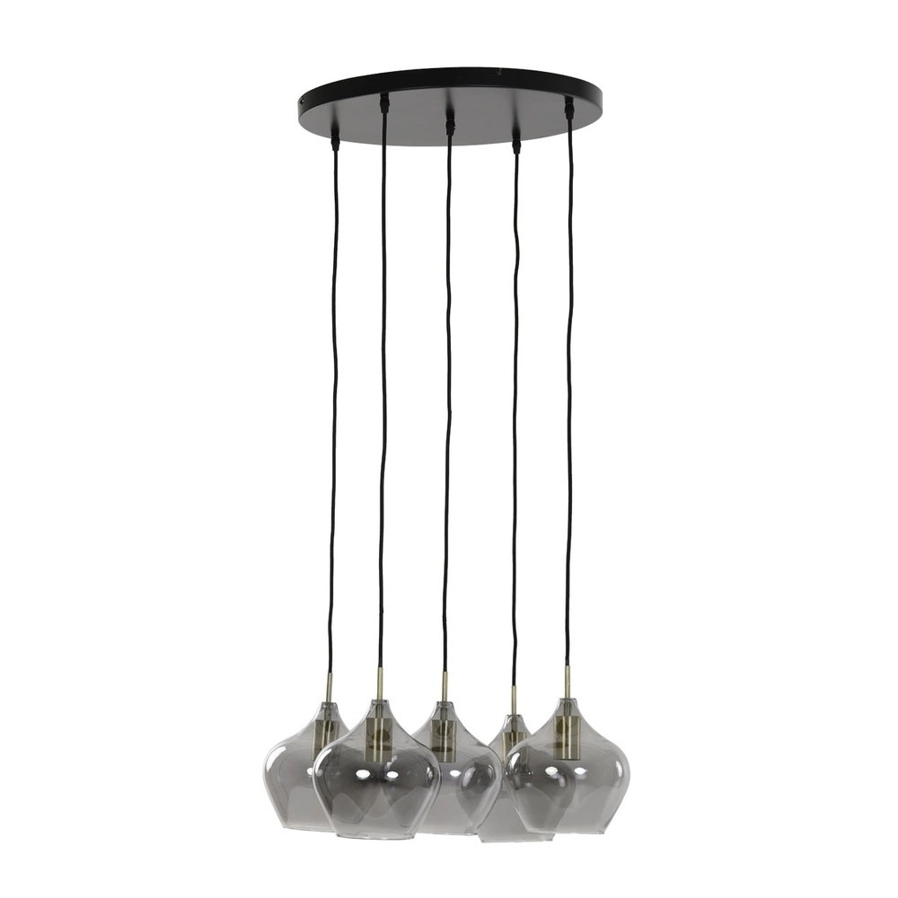 Hanglamp Rakel 5-lichts rond Light & Living 8717807604578