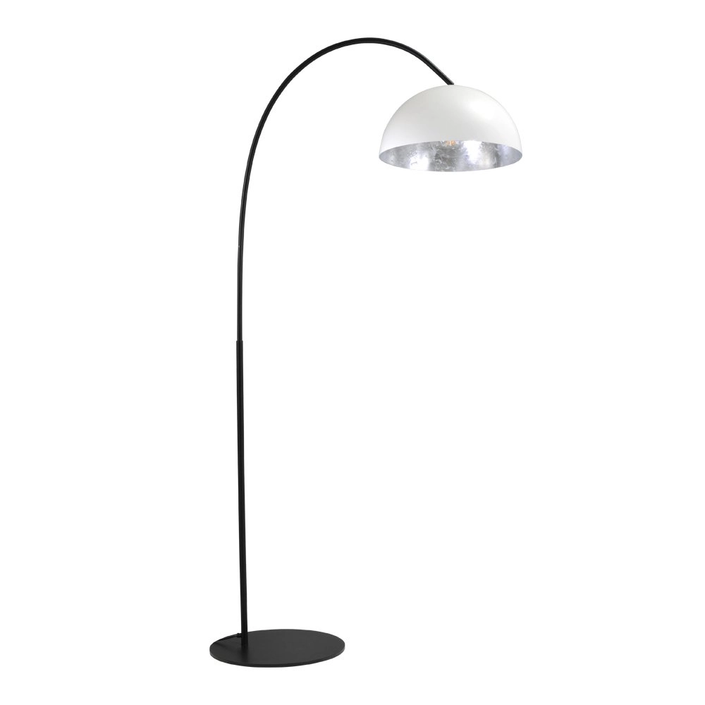 Staanlamp Industria 186 wit met zilver