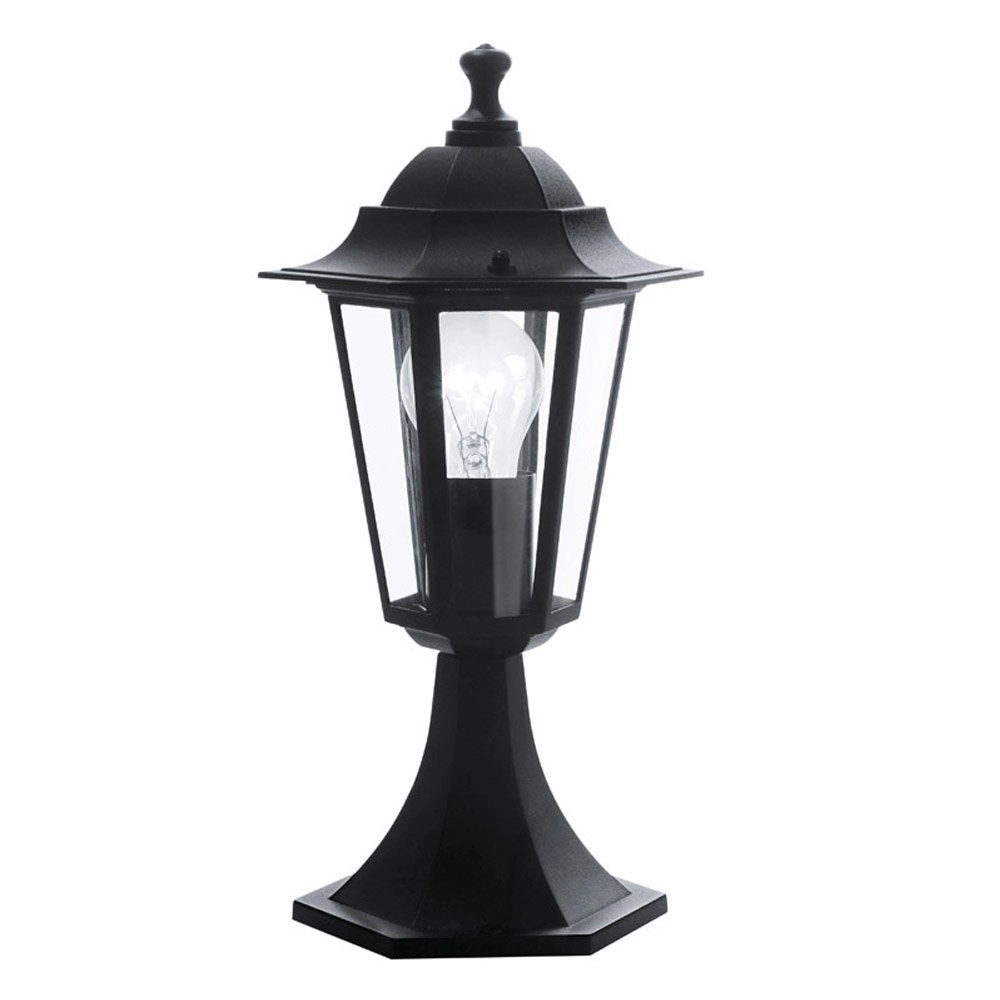 Staande tuinlamp Laterna 4 40cm zwart