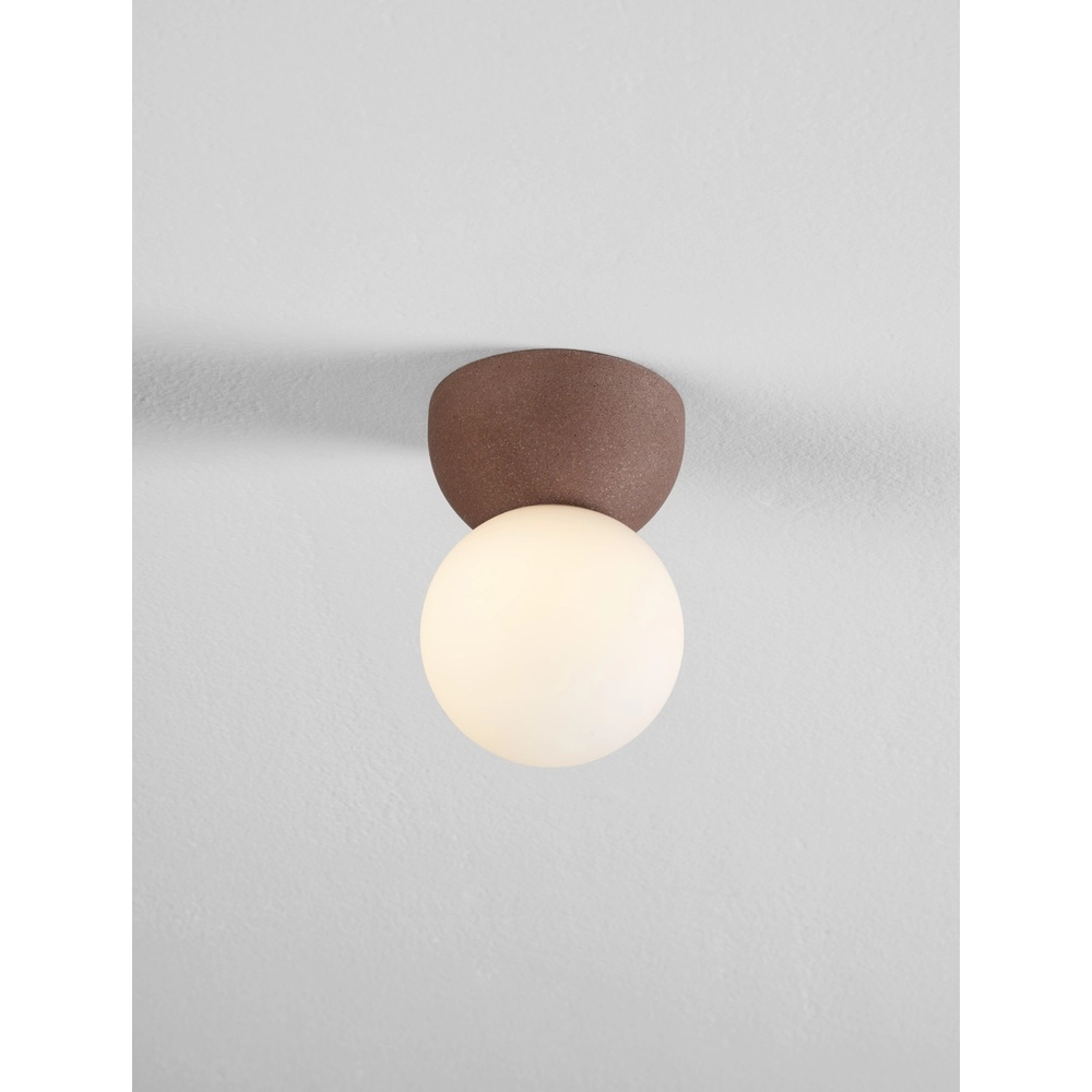 Plafondlamp Zero rood met wit Lyora 5212017464460