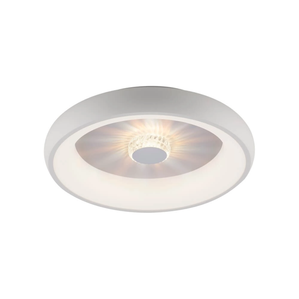 Ronde plafondlamp Vertigo wit Ø 46,5cm
