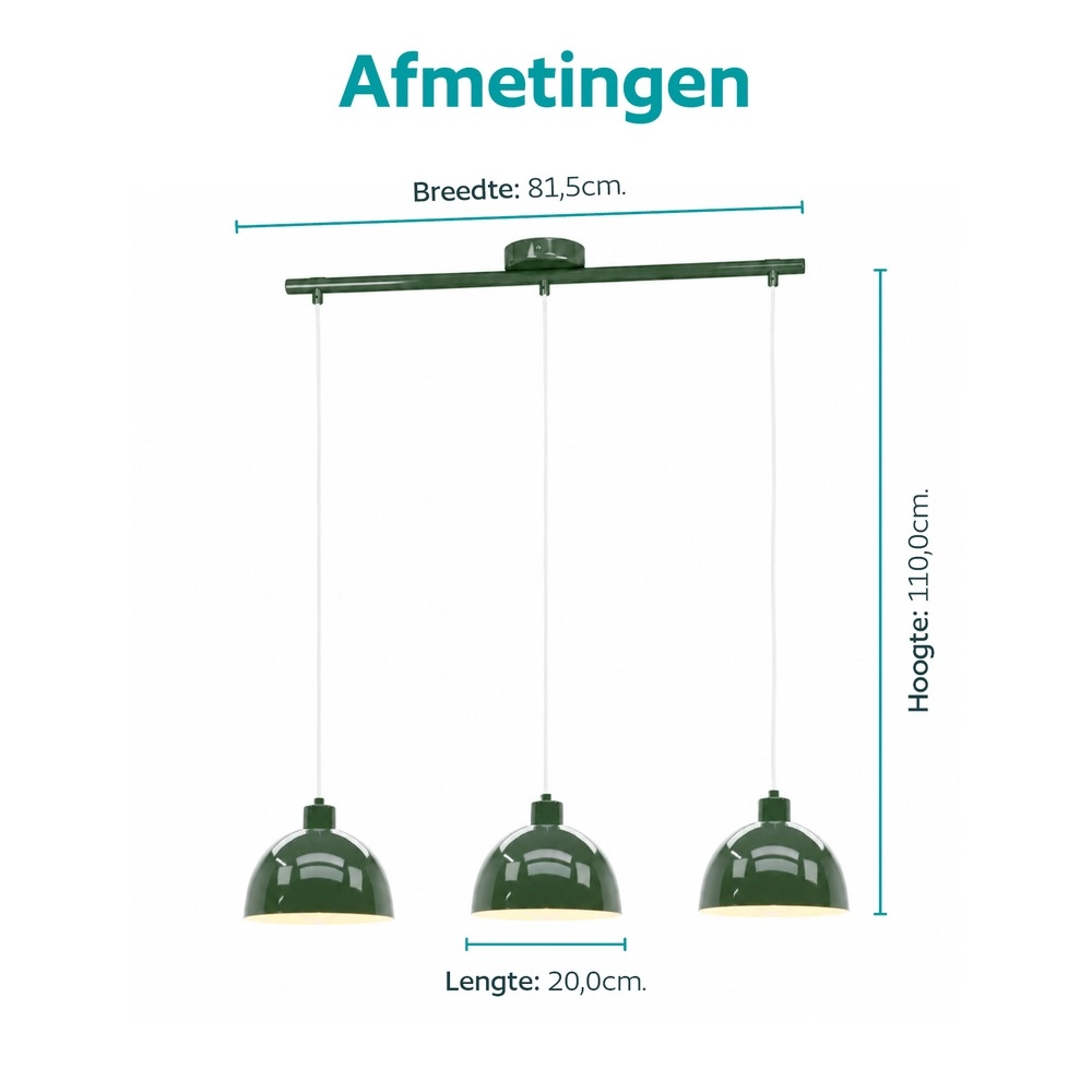 Hanglamp Cazalilla groen Eglo 9008606405657