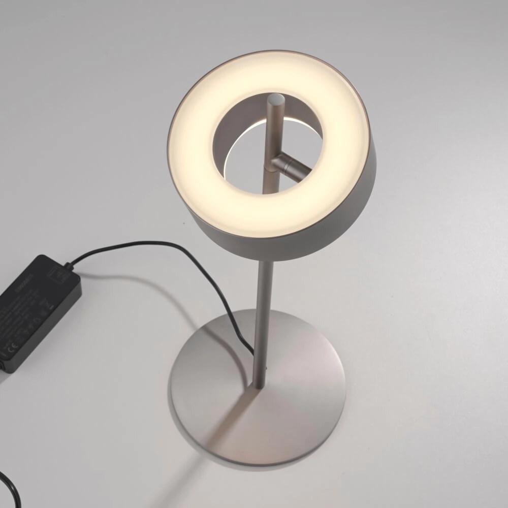 Aluminium tafellamp Q-Rotate design Paul Neuhaus 4012248383223