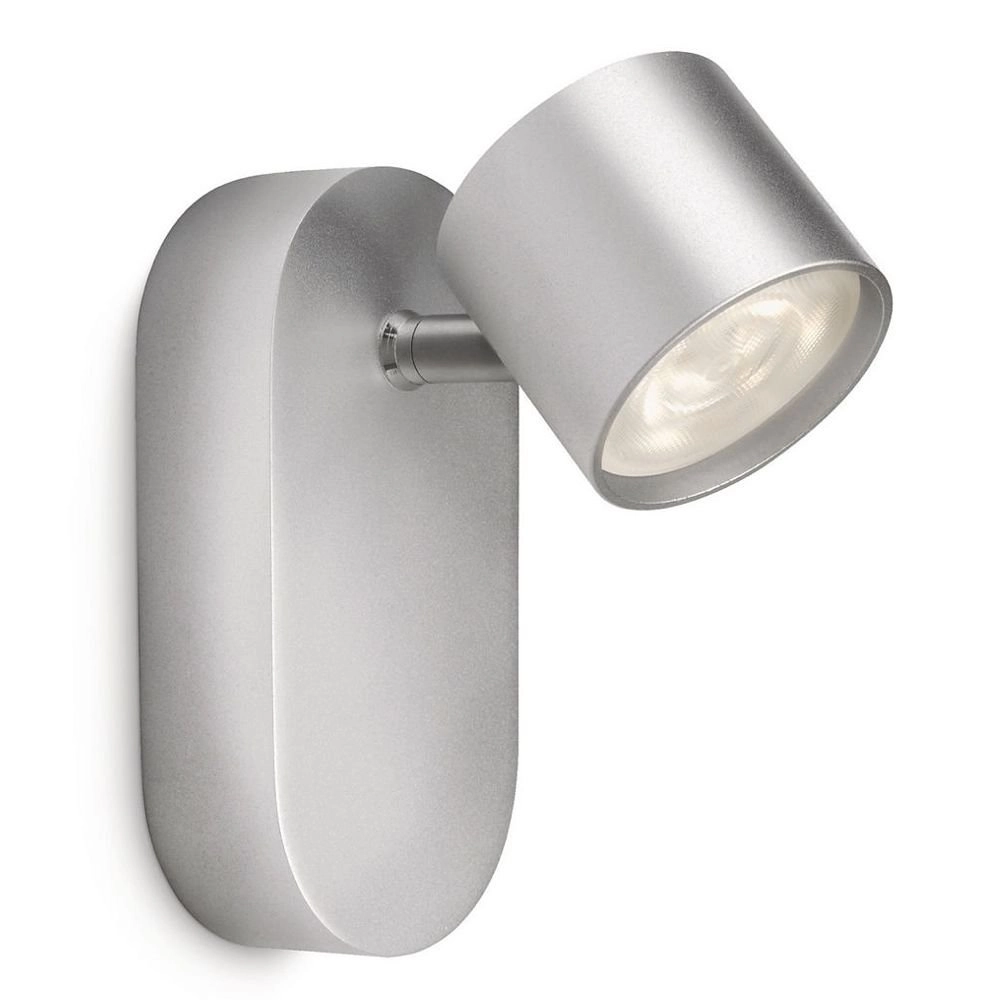 Led wandlamp My Living Star metaalgrijs