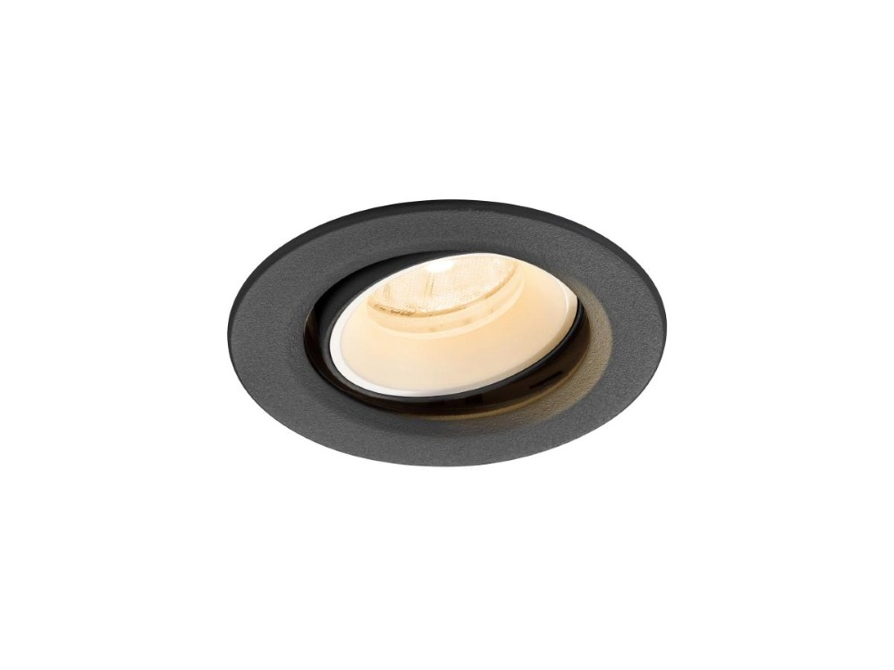 Inbouwspot Numinos Move XS zwart/wit 2700K - 20gr SLV 4024163314282