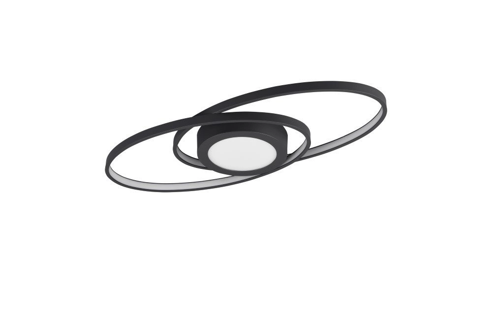Moderne plafondlamp Galaxy zwart Trio 4017807446210