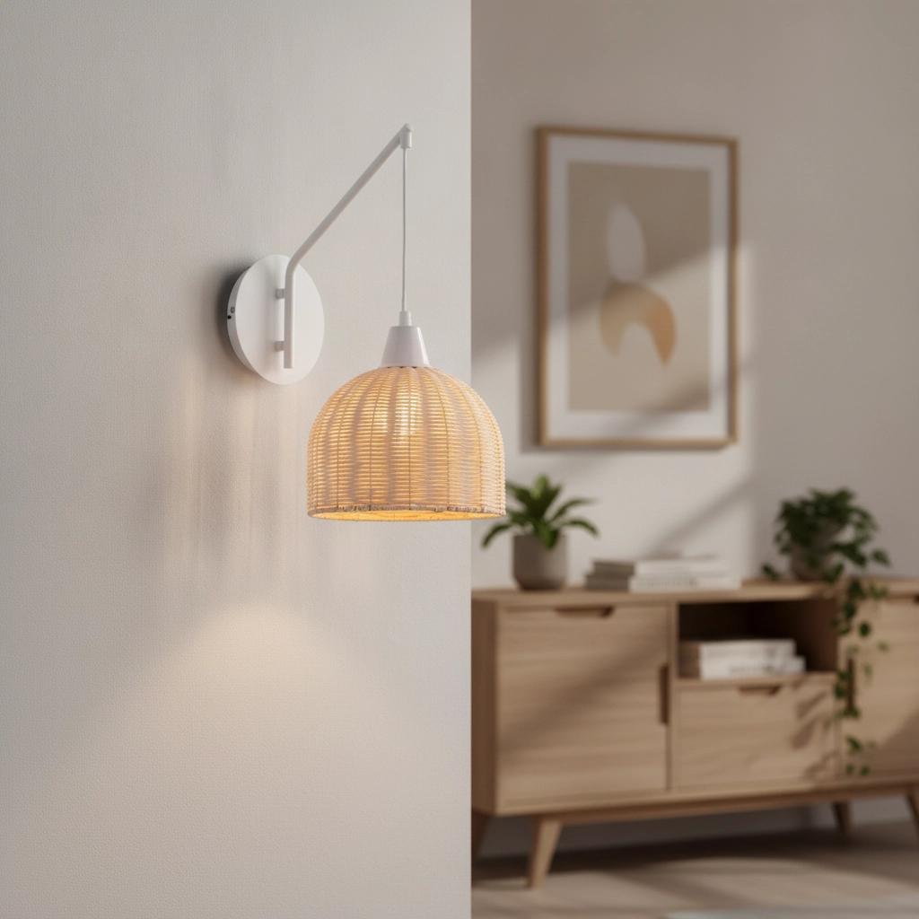 Wandlamp Fado wit