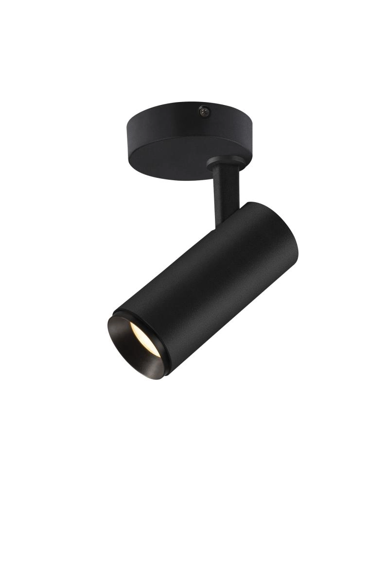 Opbouwspot Numinos S zwart 3000K - 60gr