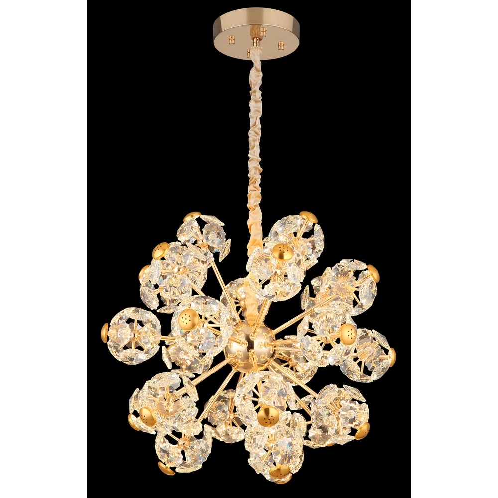 Hanglamp Floriella goud Ø 65cm Globo 9007371513550