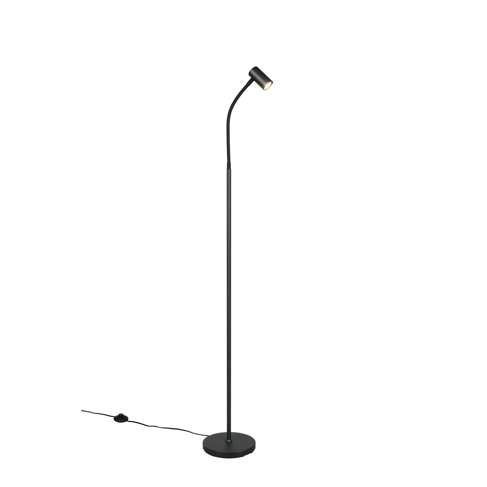 Design vloerlamp Taryn zwart Trio 4017807685756