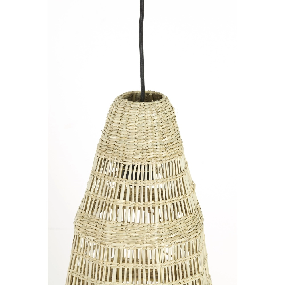 Zeegras hanglamp Latika 52cm hoog - 1x E27 Light & Living 8717807644048