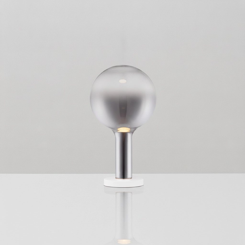 Tafellamp Nostos smoke glas