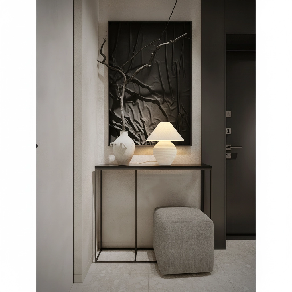 Japandi schemerlamp Silia beige