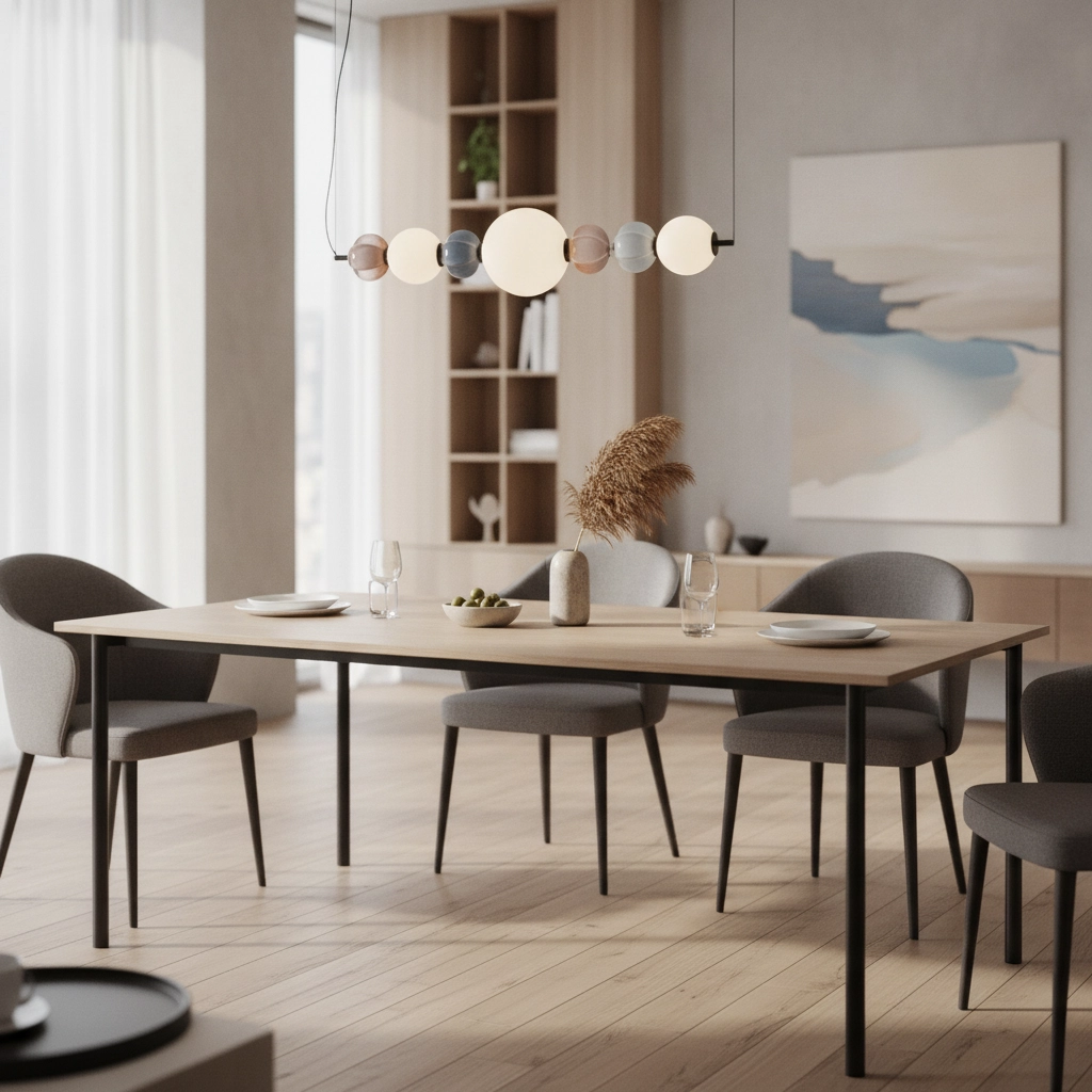 Unieke hanglamp Dazz horizontaal meerdere kleuren