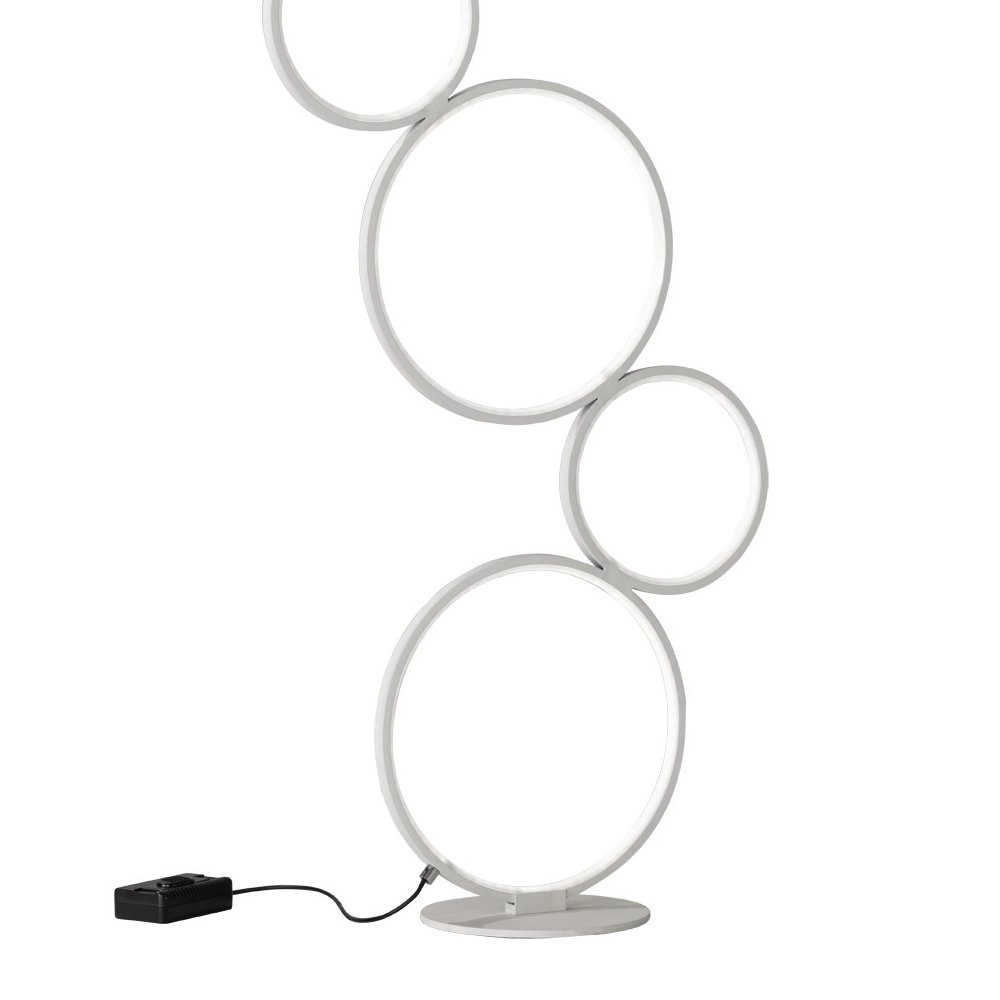Vloerlamp Rondo 5-rings wit Trio 4017807423822