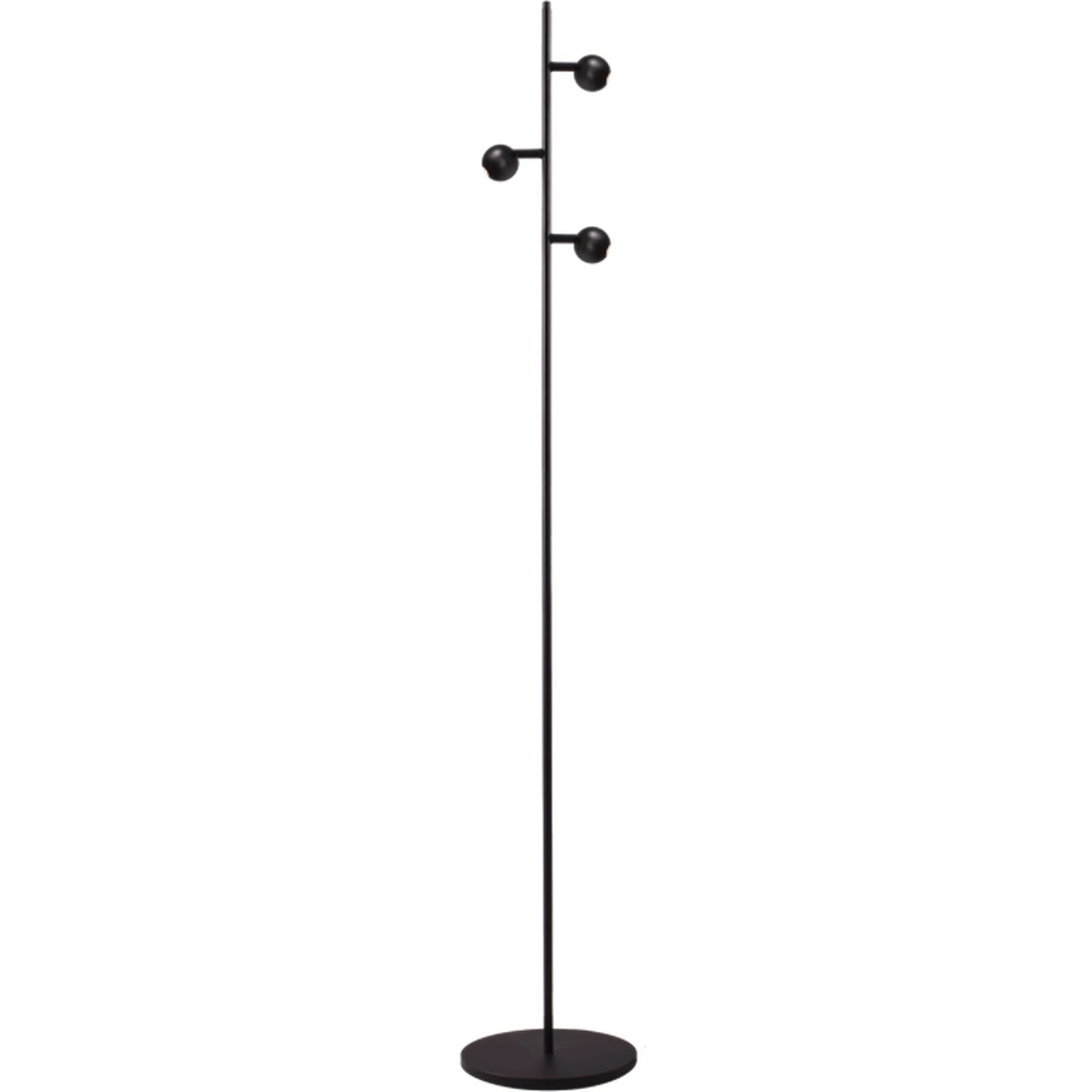 3-lichts vloerlamp Talana zwart