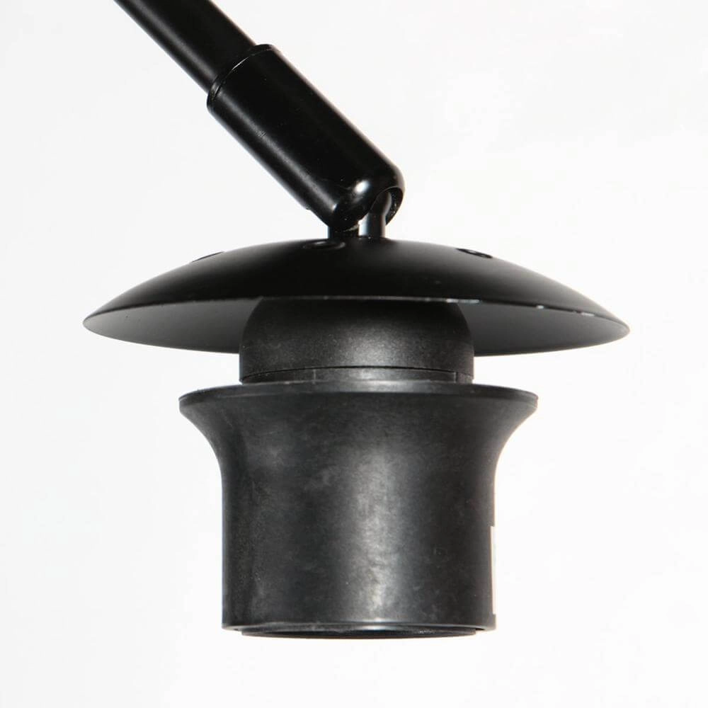 Vloerlamp Curve zwart met grijze kap Ø 50cm Steinhauer 8712746179446
