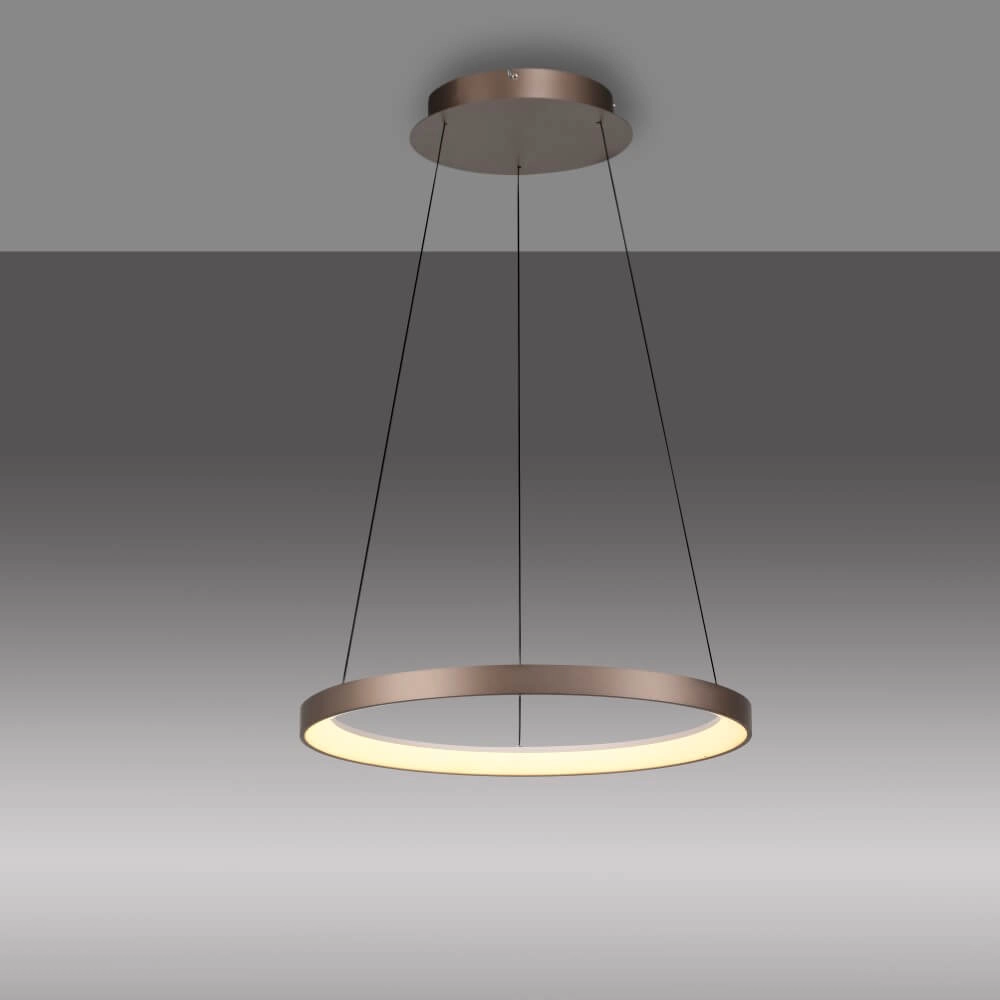 Ronde hanglamp Hoop bruin Paul Neuhaus 4012248384701