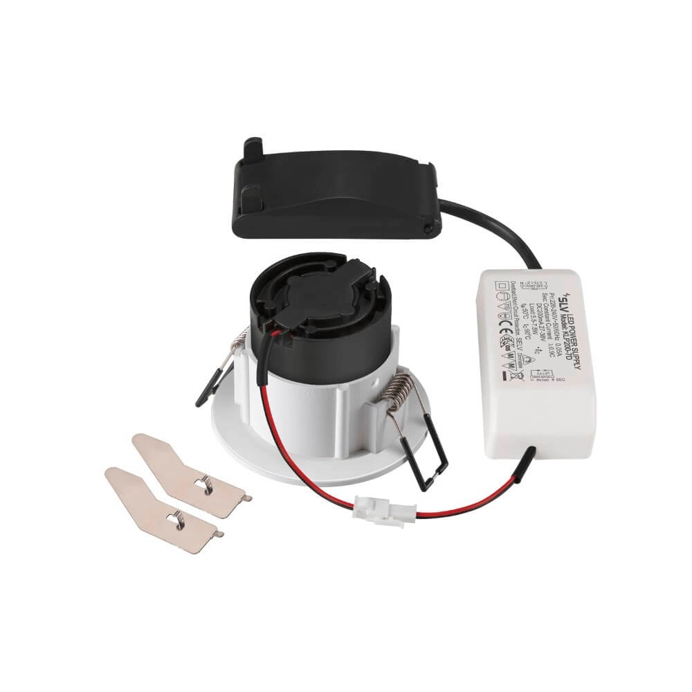 Ronde led spot New Tria 68 IP65 wit - 3000K - 570lm - 38g SLV 4024163278560