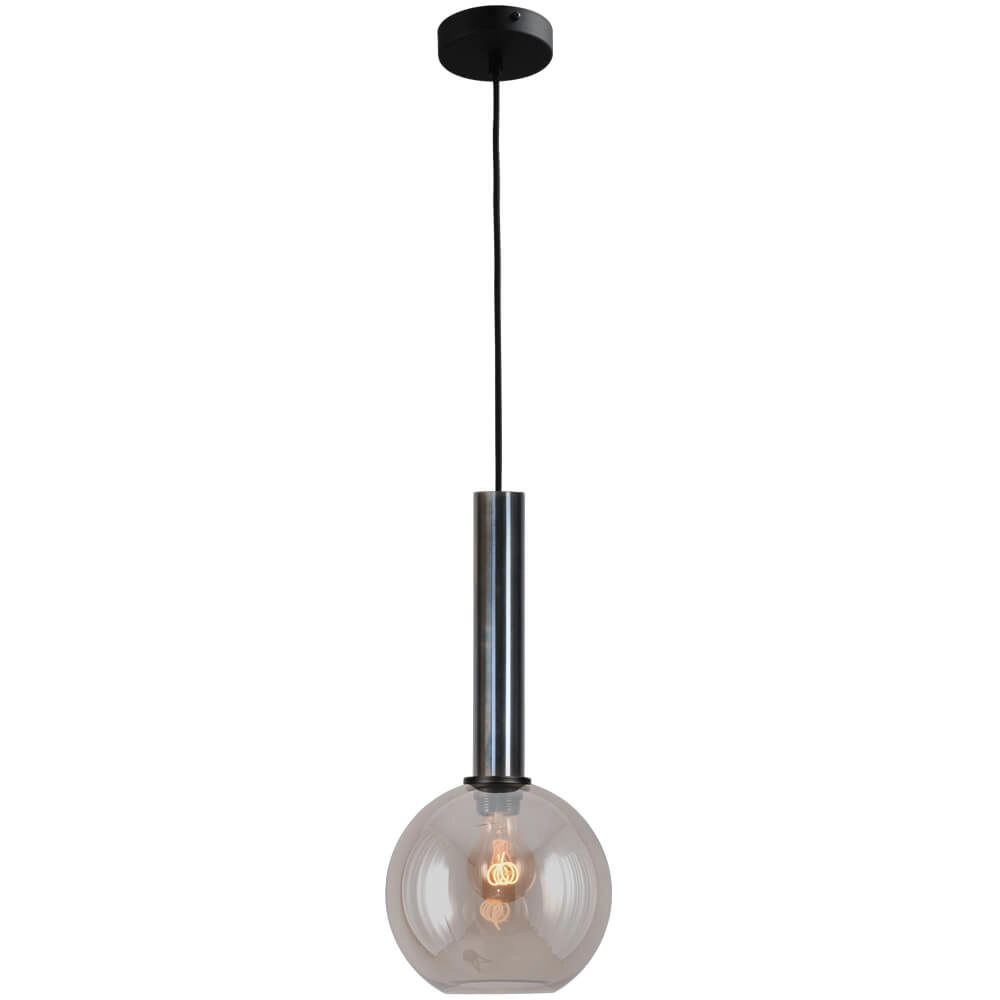 Hanglamp Ø 20cm Bella 2 Dappled oil met goud glas