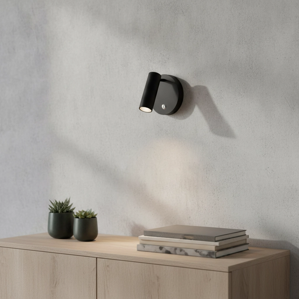 Design wandlamp Umberto zwart