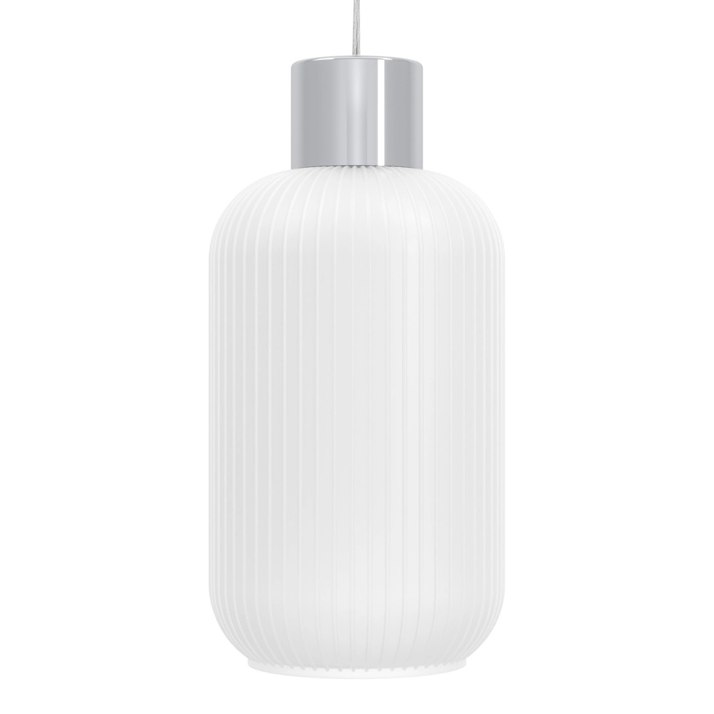 Design hanglamp Dasmina chroom met wit Ø 13cm Eglo 9008606406319