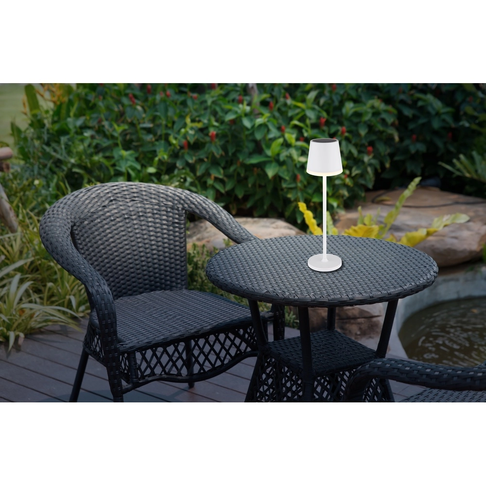 Solar tafellampje Vannieso wit Globo 9007371449699