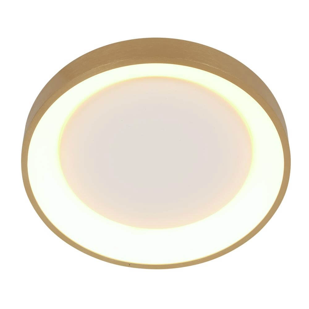 Plafondlamp Ringlede design goud Ø 38cm Steinhauer 8712746171945