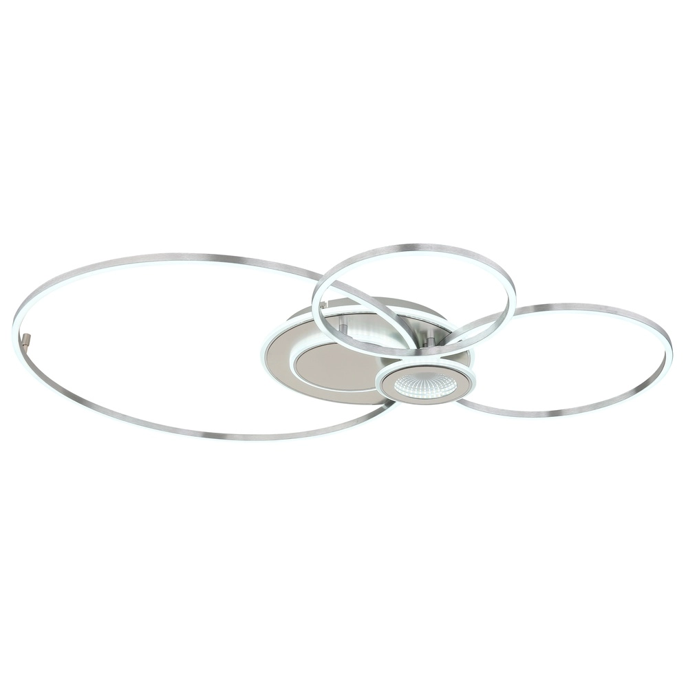 Zilvergrijze plafondlamp Beltran design Globo 9007371583690