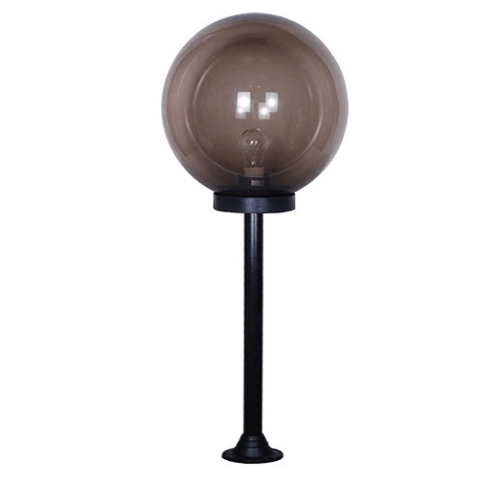 Tuinlamp Globe Bolano 241cm. staand smoke