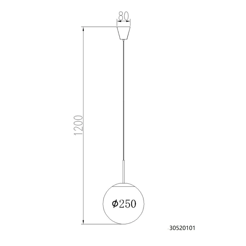 Design hanglamp Kop nikkel Globo 9007371510993