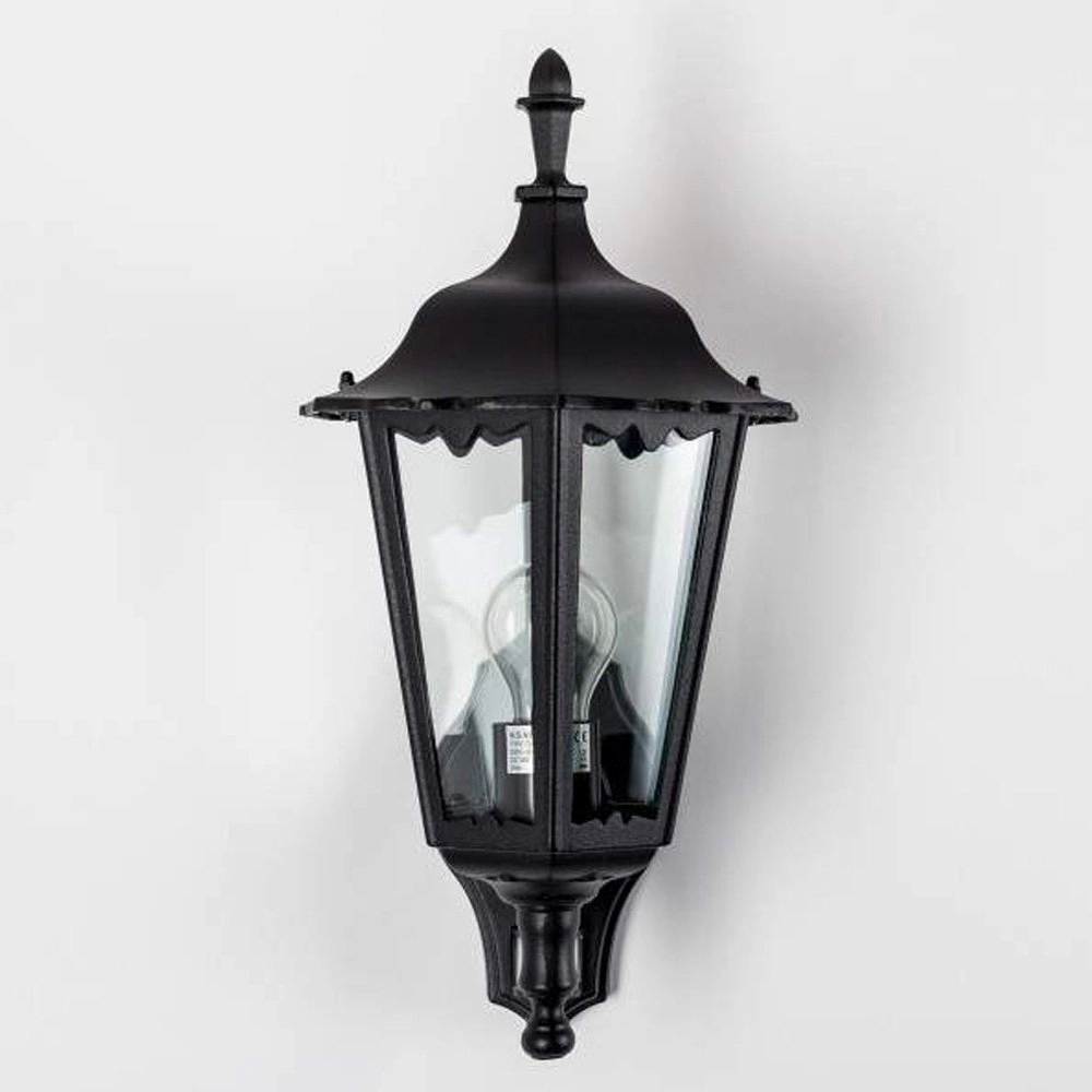 Schriklamp Ancona bewegingssensor - zwart KS verlichting 8714732726344