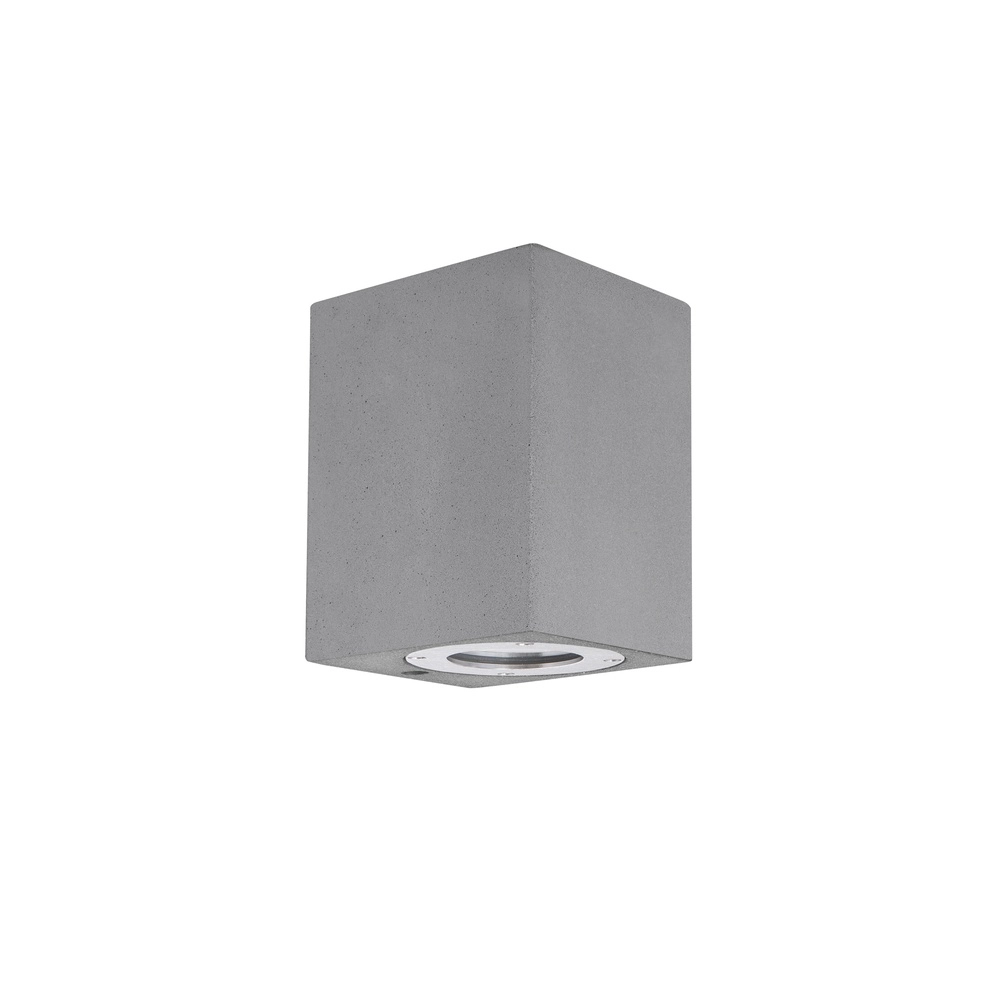 Vierkante spot Fuento betongrijs 12cm Lyora 5212017426871