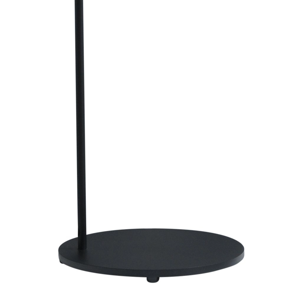 Zwarte vloerlamp Quinto met smoke cilinderglas Masterlight 8718121245034