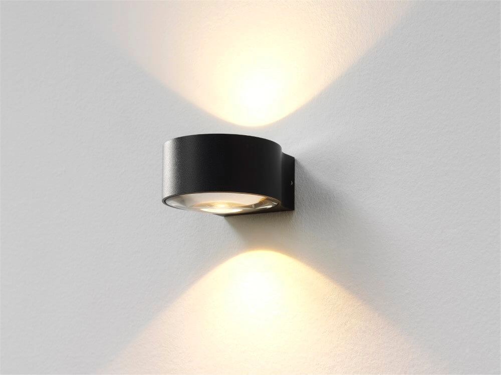 Design wandamp Hudson zwart