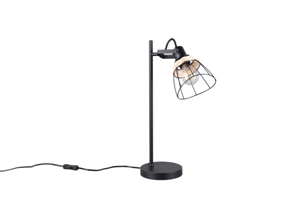 Zwarte tafellamp Jerome design Trio 4017807637724