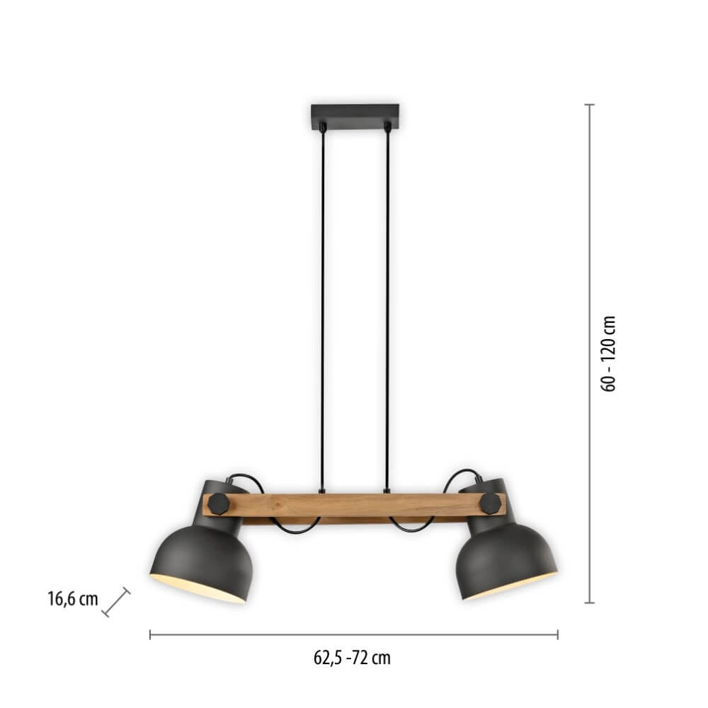 Hanglamp Cup 2.0 2-lichts Just Light 4043689000660