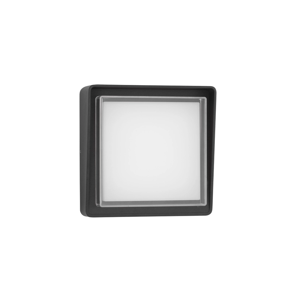 Vierkante wandlamp Cape antraciet Lyora 5212017432704