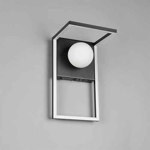 Design wandlamp Arola zwart Trio 4017807683530
