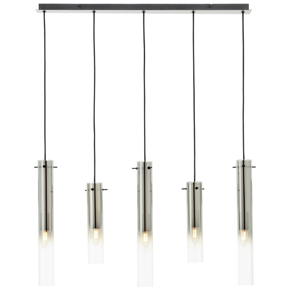 5-lichts hanglamp Glasini