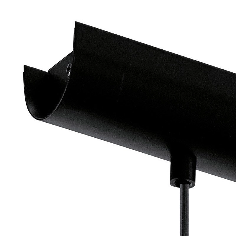 Hanglamp Priddy 4-lichts zwart Eglo 9002759494667