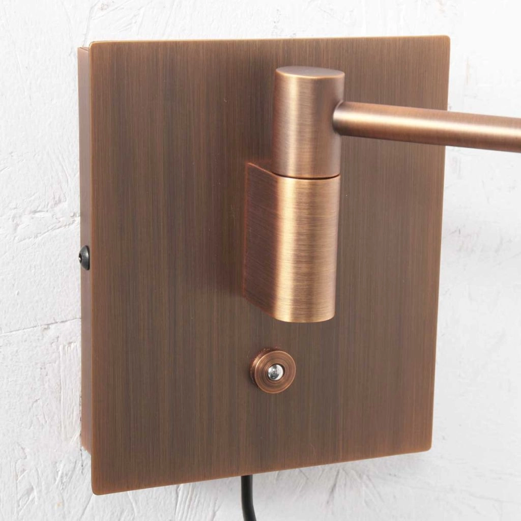 Wand leeslamp Retina brons Steinhauer 8712746165081