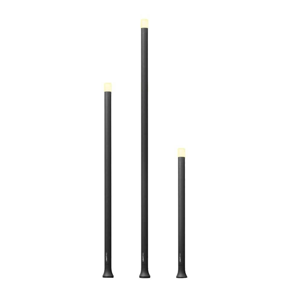 Narrow standing 12 volt lamp Erba set of 3