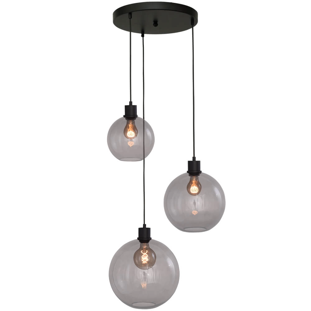 Vide hanglamp Lazise zwart