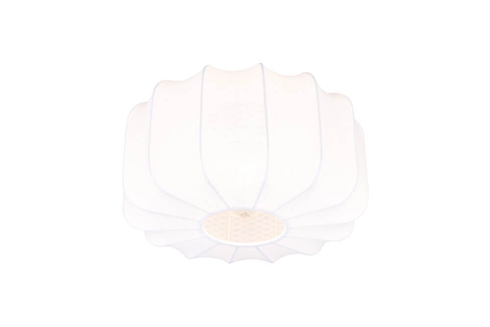 Witte design plafondlamp Madleine Ø 40cm