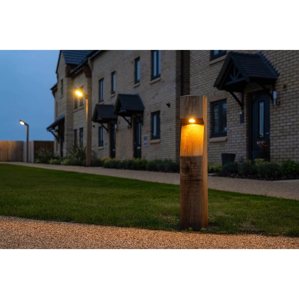 Houten padverlichting Eye 150 Eiken - 15x15x90 - 2700K Timberlab 8716803513822